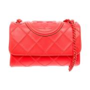 Rode Fleming Soft Chain Tassen Tory Burch , Red , Dames