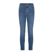 Aansluitende Cropped Jeans met Geborduurde Details MOS Mosh , Multicol...
