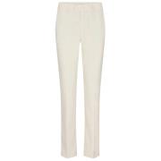 Elegante Slim-Fit Broek in Ecru MOS Mosh , Beige , Dames