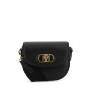 Zwarte Nappa Crossbody Tas MCM , Black , Dames