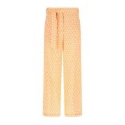 Geborduurde Lyocell Broek MCM , Orange , Heren