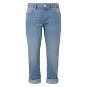 Boyfriend Jeans in Used Look Comma , Blue , Dames