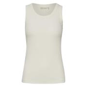 Slim Fit Mouwloze Tanktop InWear , White , Dames