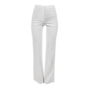 Modieuze Damesbroek Patrizia Pepe , White , Dames