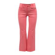 Laagbouw cropped broek Patrizia Pepe , Pink , Dames