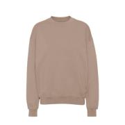 Organische oversized crew Colorful Standard , Beige , Heren