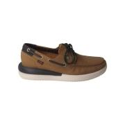 Suède Sailor Schoenen Blauwe Accenten Callaghan , Beige , Heren