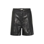 Lamsleren Shorts My Essential Wardrobe , Black , Dames