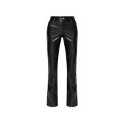 Leather Trousers Misbhv , Black , Dames