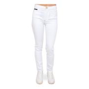 Skinny Trousers Philipp Plein , White , Dames