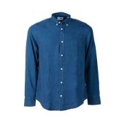 Shirt Nn07 , Blue , Heren