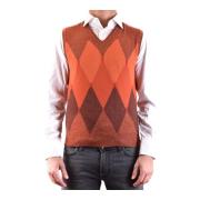 Men S 91K60070800010 Cashmere Vest Kangra , Orange , Heren