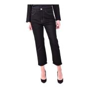Bootcut jeans Twinset , Black , Dames