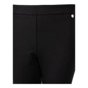 Geborduurde Skinny Broek Liu Jo , Black , Dames