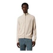 Kasjmier Hoge Nek Sweater Massimo Alba , Beige , Heren