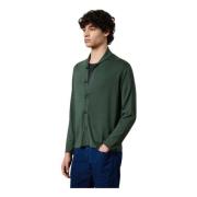 Ultrafijne Cashmere Cardigan met Shawl Kraag Massimo Alba , Green , He...