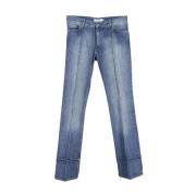 Pre-owned Cotton jeans Yves Saint Laurent Vintage , Blue , Dames