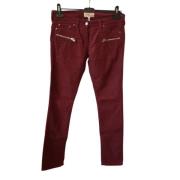 Pre-owned Cotton jeans Isabel Marant Pre-owned , Red , Dames