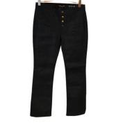 Pre-owned Cotton jeans Saint Laurent Vintage , Black , Dames