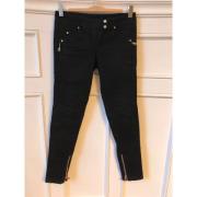 Pre-owned Cotton jeans Balmain Pre-owned , Black , Dames