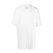 Lange Polo T-shirt met bloemenprint Chloé Nardin , White , Heren