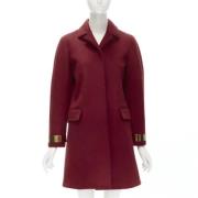 Pre-owned Cashmere outerwear Burberry Vintage , Red , Dames
