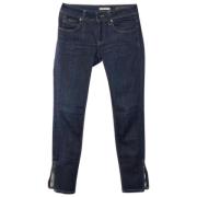 Pre-owned Denim jeans Burberry Vintage , Blue , Dames