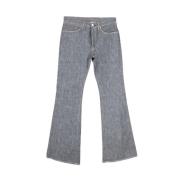 Pre-owned Cotton jeans Gucci Vintage , Gray , Dames