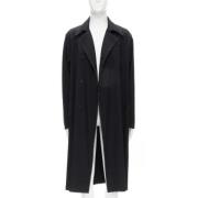 Pre-owned Wool outerwear Yohji Yamamoto Pre-owned , Black , Dames