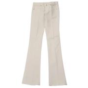 Pre-owned Cotton jeans Ralph Lauren Pre-owned , White , Dames