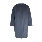 Pre-owned Wool outerwear Prada Vintage , Blue , Dames