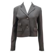 Pre-owned Wool outerwear Michael Kors Pre-owned , Black , Dames