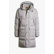 Lange Bear Puffer Jas met Capuchon Parajumpers , Gray , Heren