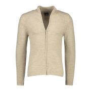 Beige Zip Sweatshirt Cavallaro , Beige , Heren