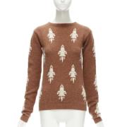 Pre-owned Wool tops Prada Vintage , Brown , Dames