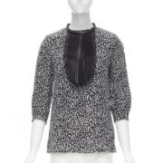 Pre-owned Silk tops Saint Laurent Vintage , Black , Dames