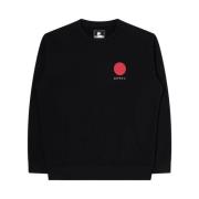 Japanse Sun Sweatshirt Edwin , Black , Heren