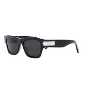 Zwarte zonnebril met glanzende afwerking Dior , Black , Dames