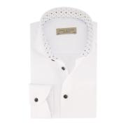 Witte Overhemdjurk met Tailored Fit John Miller , White , Heren