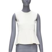 Pre-owned Fabric tops Celine Vintage , White , Dames