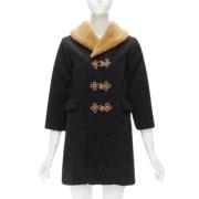 Pre-owned Polyester outerwear Gucci Vintage , Black , Dames