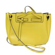 Pre-owned Leather shoulder-bags Loewe Pre-owned , Yellow , Dames