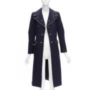 Pre-owned Wool outerwear Prada Vintage , Blue , Dames