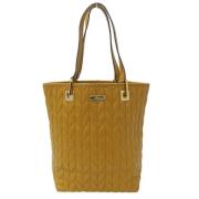 Pre-owned Leather totes Gucci Vintage , Brown , Dames