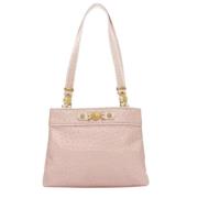 Pre-owned Leather totes Versace Pre-owned , Pink , Dames
