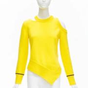 Pre-owned Wool tops Alexander McQueen Pre-owned , Yellow , Dames