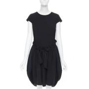 Pre-owned Wool dresses Yves Saint Laurent Vintage , Black , Dames