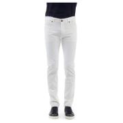 Witte Denim Kleding - Swing Fit PT Torino , White , Heren