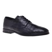 Black calfLeather lace-ups Baldinini , Black , Heren