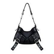 Shoulder Bags Biasia , Black , Dames